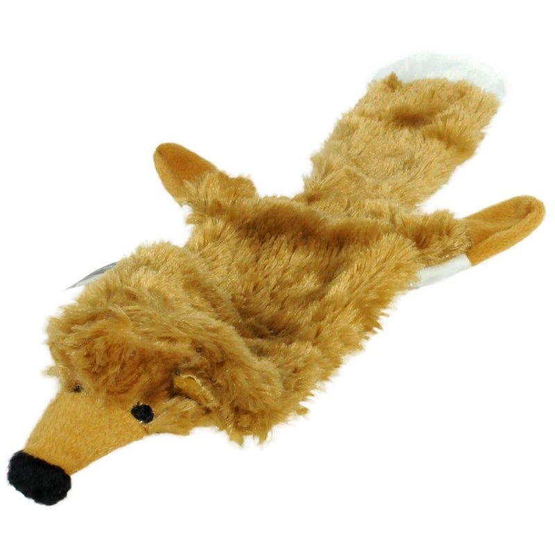 Hyper Pet Critter Skinz Fox Plush Dog Toy with Squeaker, Large - Image 4